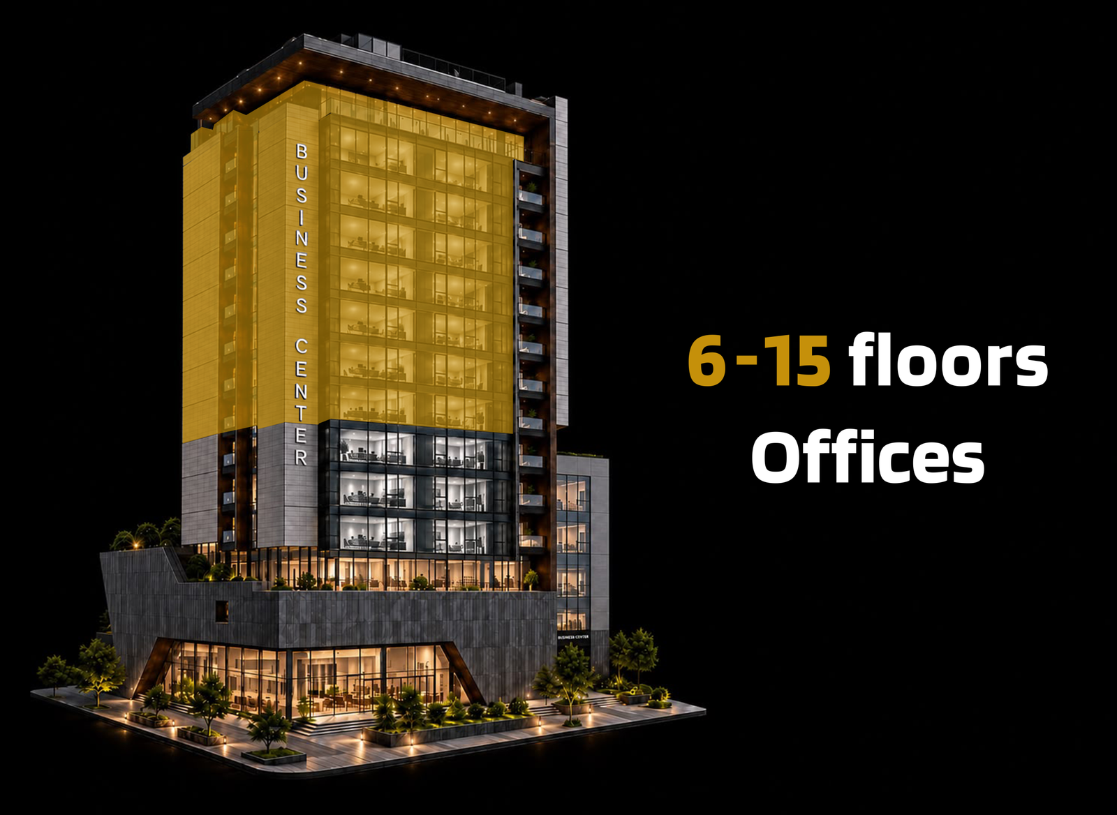 6-15th floors
